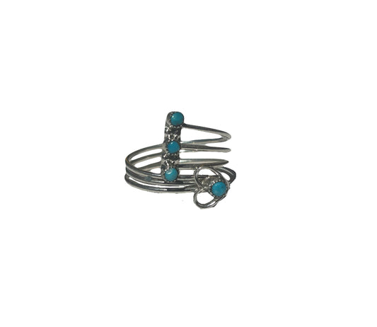 Turquoise Adjustable Twist Ring
