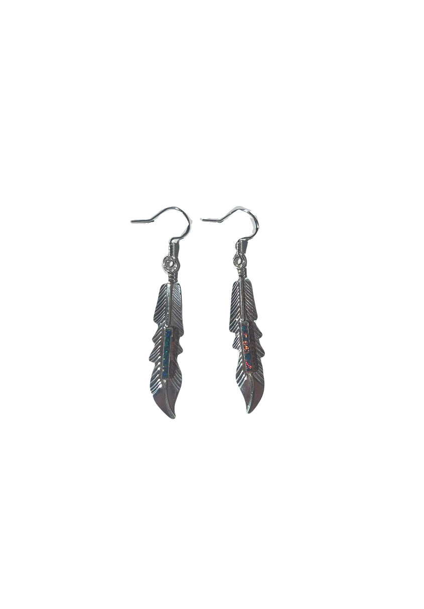 Feather Dangle Earrings
